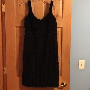 Talbots little black dress, silk